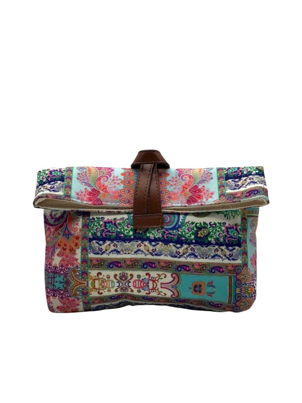 Zara Home Fabric Multicolored Tote Bag